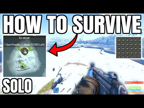 How To Survive SOLO - Rust Console Edition