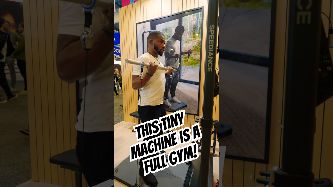 I tried the Speediance Gym Monster 2 at CES and I’m still thinking about it! @speediance.official