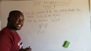 2022 Mathematics paper 1 Coordinate Geometry