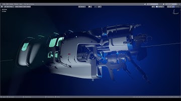 Blender 2.8 EEVEE Modelling GP Ship Part 03