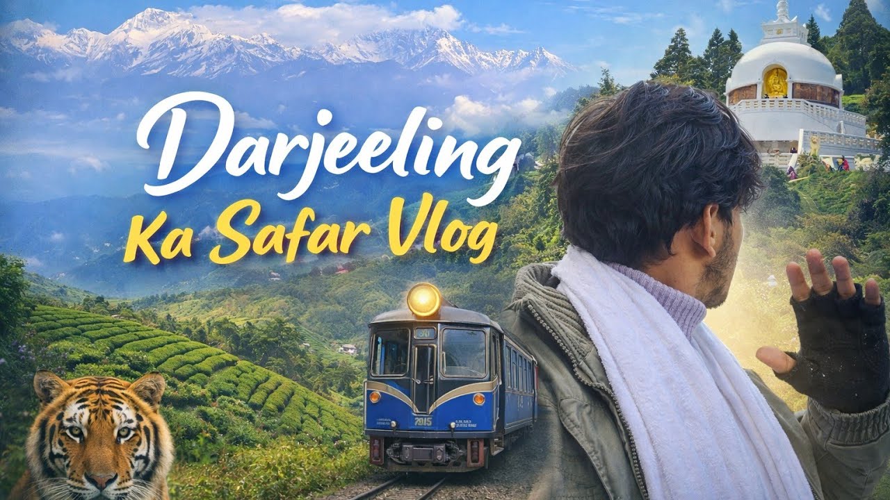 Darjeeling Ka Safar Vlog (PART 02) | Full Trip guidance|Japanese temple|Tea garden|Zoo 