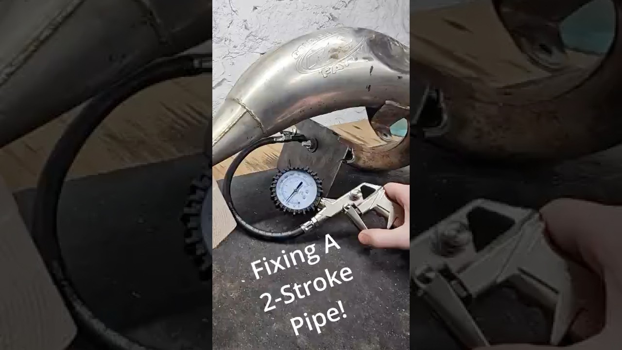Fixing A 2-Stroke Exhaust Cheap! - DIY Repair #Exhaust #DirtBike #RollinOn #RollinOnAdventures