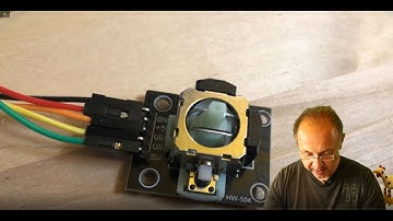 Analog Joystick with switch on ESP32 reading with Micropython, Sketching with Hardware at LMU Munich