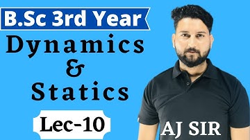 Dynamics lec-10 ||Some important questions of radial and transverse velocity|| B.Sc 3rd Year||AJ SIR