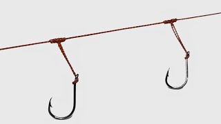 Twisted Two Dropper Loop Step By Step [ t_knot dropper rig ]