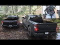 Toyota Tundra &amp; Toyota Tacoma - Forza Horizon 5 | Logitech g29 gameplay