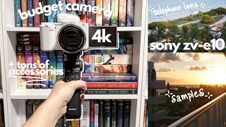 [русские] aesthetic unboxing 📦📸 Sony Alpha ZV-E10 camera | 4k content creation in 2023