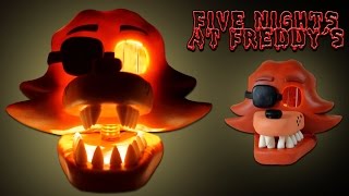 FOXY Bad Ending Mask Lamp TUTORIAL ➤ FNAF 3 ★ Porcelana fria / Polymer clay ✔ Giovy's Hobby
