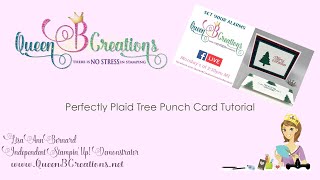 Stampin' Up! Perfectly Plaid Tree Punch Card Tutorial
