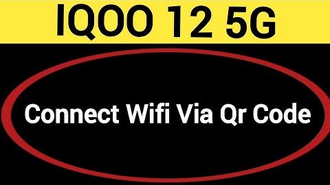 How to connect WiFi via QR code IQOO 12 5G, Bina password ke Wi Fi connect kaise karen
