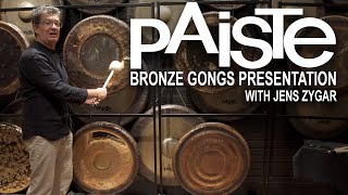 Jens Zygar Paiste Bronze Gong presentation 2020 at Memphis Gong Chamber