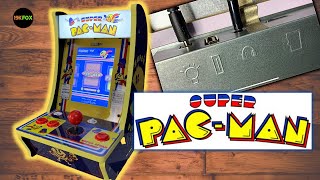 Arcade1up Super PAC-Man Countercade Unboxing and Overview!  New features, new ports, MicroSD card!