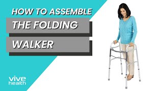 how to assemble my folding walker