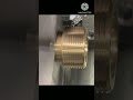 lathe machine threading Process a brass metal brass metal par lathe machine se threading kese kare