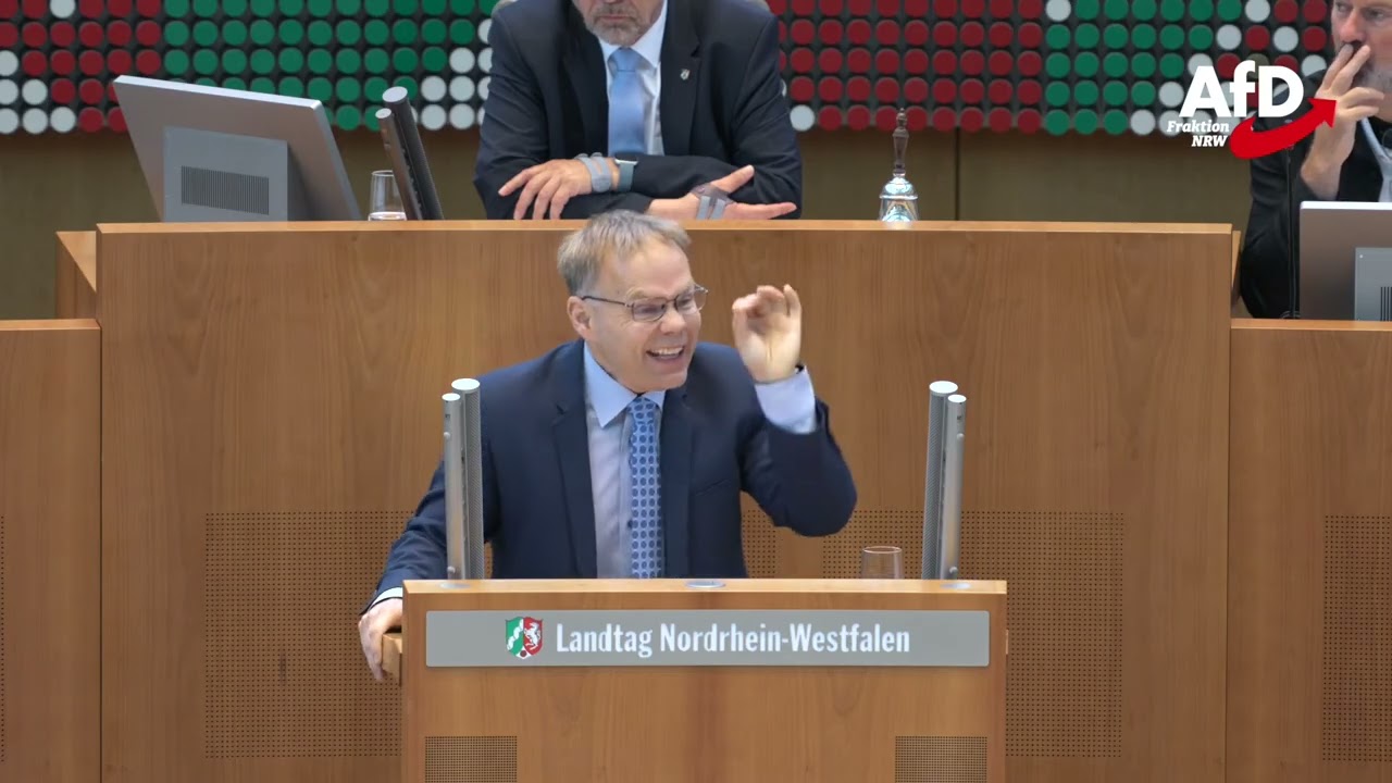 „Alice Weidel verhaften?“ Dr. Christian Blex (AfD) sorgt im Landtag für heftige Debatte!