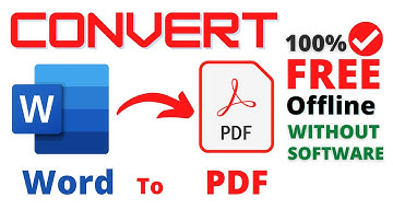 Convert Word to PDF [FREE Windows 10/8.1/7/Mac Computer/PC/Laptop Doc to PDF Office 365 Word 2019-7]