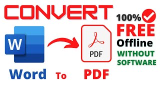 Convert Word to PDF [FREE Windows 10/8.1/7/Mac Computer/PC/Laptop Doc to PDF Office 365 Word 2019-7] screenshot 5