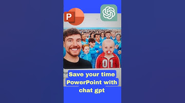 Creating PowerPoint Presentations With ChatGPT #shorts  #powerpoint