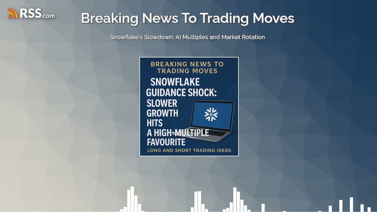 Snowflake's Slowdown: AI Multiples and Market Rotation