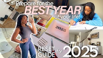 Manifest Your BEST YEAR Yet! Goal Setting, Vision Boards, Cleaning Motivation | 2025 Rebrand