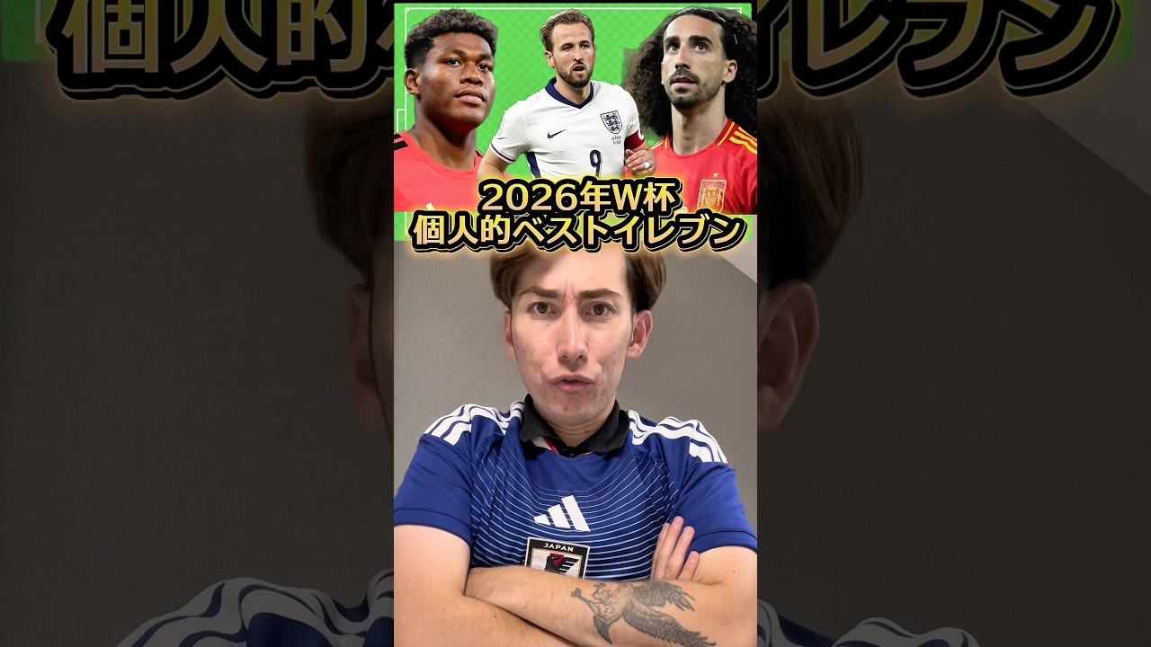 2026年ワールドカップ個人的ベストイレブン🏆#shorts