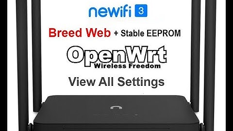 Newifi3 D2 with OPENWRT LEAN Firmware Tour View All Settings