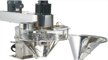 screw auger powder filling packing machine automatic vertical form fill seal equipment VFFS bagging