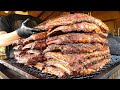 8시간 참나무 훈연 바베큐, 스페어립 / Texas BBQ spare ribs, pork ribs - Korean street food