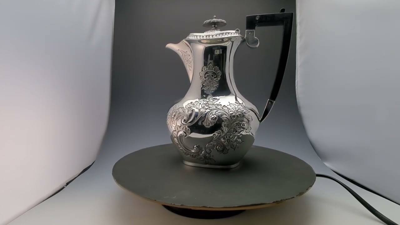 1900年頃 英国アンティーク シルバープレート製 ウォータージャグ 1900年頃 英国アンティーク シルバープレート製 ウォータージャグ