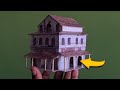 Vintage cardboard Building model | Sam E STUDIO