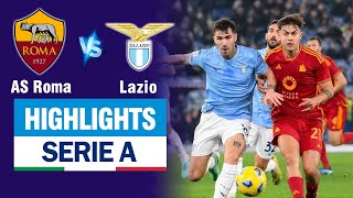 Highlights AS Roma vs Lazio: Căng thẳng đến mức xô xát - Mancini định đoạt derby nóng bỏng.