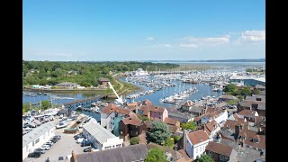 Duplex apartment in Lymington with spectacular river views towards the Isle of Wight.
