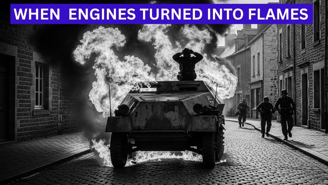 The Simple British Solution That Made German Half-Tracks Explode From Their Own Exhaust