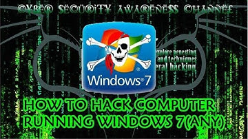 How to hack computers like a hacker 2019 - Windows 7 ultimate using kali linux