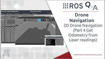 [ROS Q&A] 185 - 2D Drone Navigation (Part 4 Get Odometry from Laser readings)
