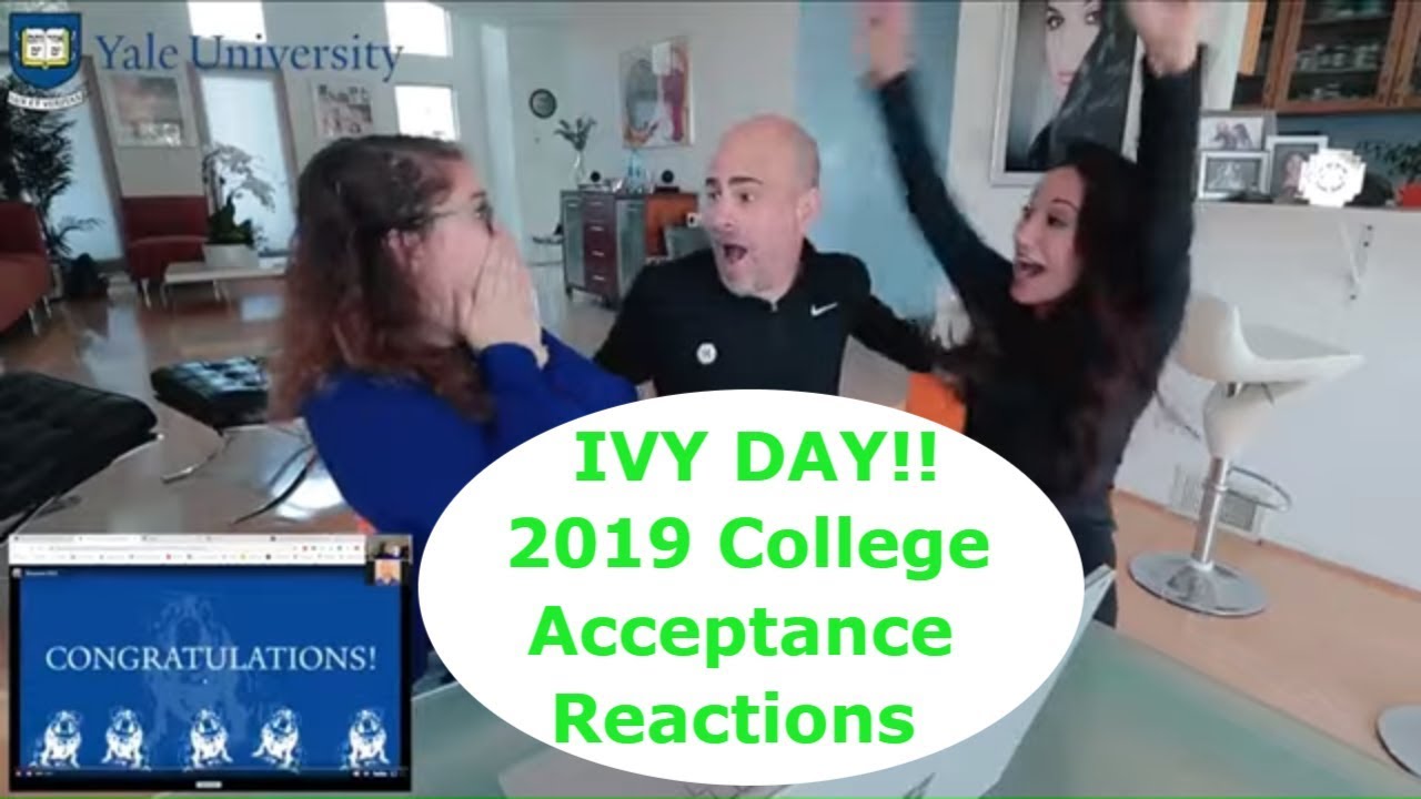 Ivy Day College Decision Reactions 2019 Compilation YouTube