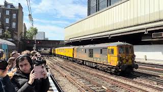 British Rail Class 73 73963 Dick Mabbdtt and 73961 Alison departing London Victoria - 2/5/2026