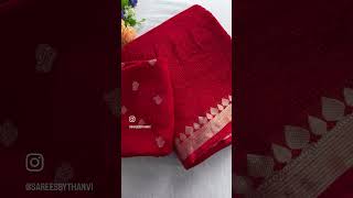 Viscose Chinon Saree With Viscose Chinon Blouse  *Price : 1595+Ship/-*