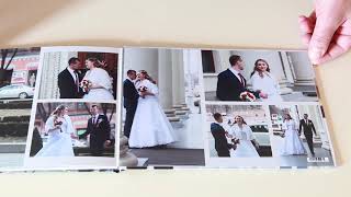 Свадебный фотоальбом (фотокнига) SlimBook 30x20 см. - особенности исполнения