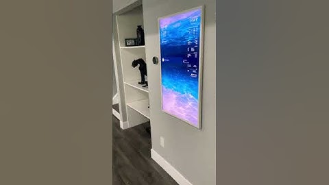 The Frame TV Meets MagicMIrror #magicmirror #homeassistant #frametv