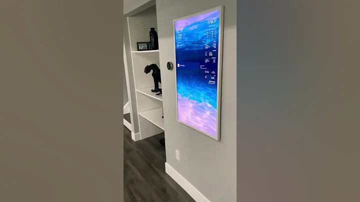 The Frame TV Meets MagicMIrror #magicmirror #homeassistant #frametv