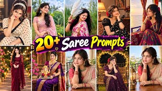 New Gemini 30+ Ai Saree Photo Editing Prompt for Girls | Top 30 Girls prompts screenshot 5