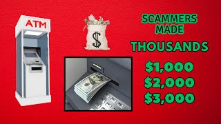 ATM SCAM method explained ($1,000 - $3,000)