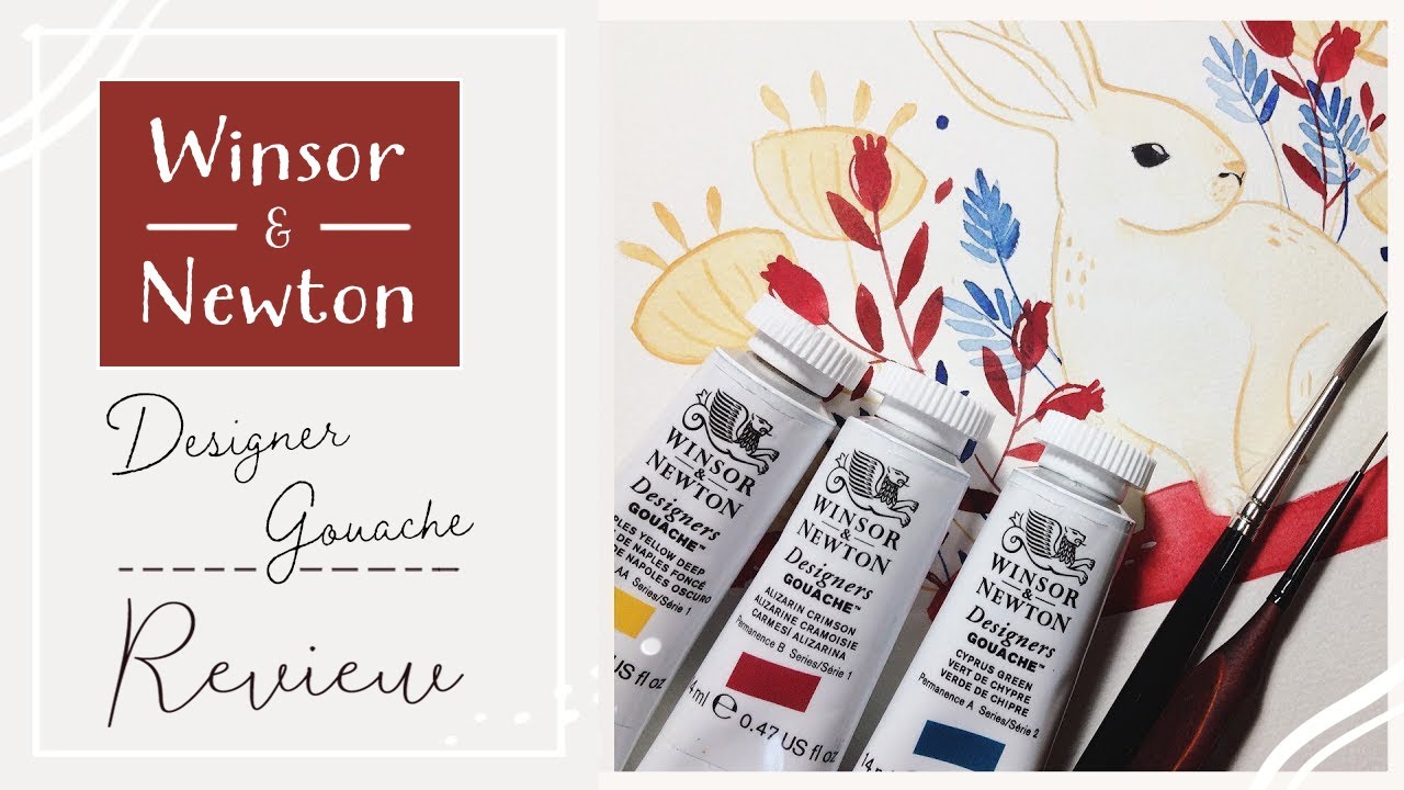 Winsor & Newton Designers Gouache Primary Colour Paint Set 6 X