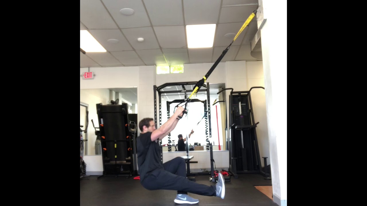 TRX Assisted Single Leg Squat YouTube