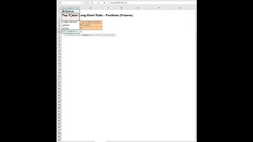 Get Binance derivatives data in Excel and Google Sheets - Top Trader Long Short Ratio (Futures)