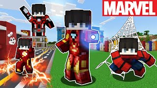 TankDemic Became MARVEL SUPER Heroes in Minecraft | OMOCITY 😂 |