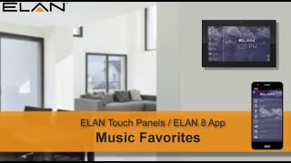 ELAN Touch Panels / ELAN 8 App: Music Favorites screenshot 5