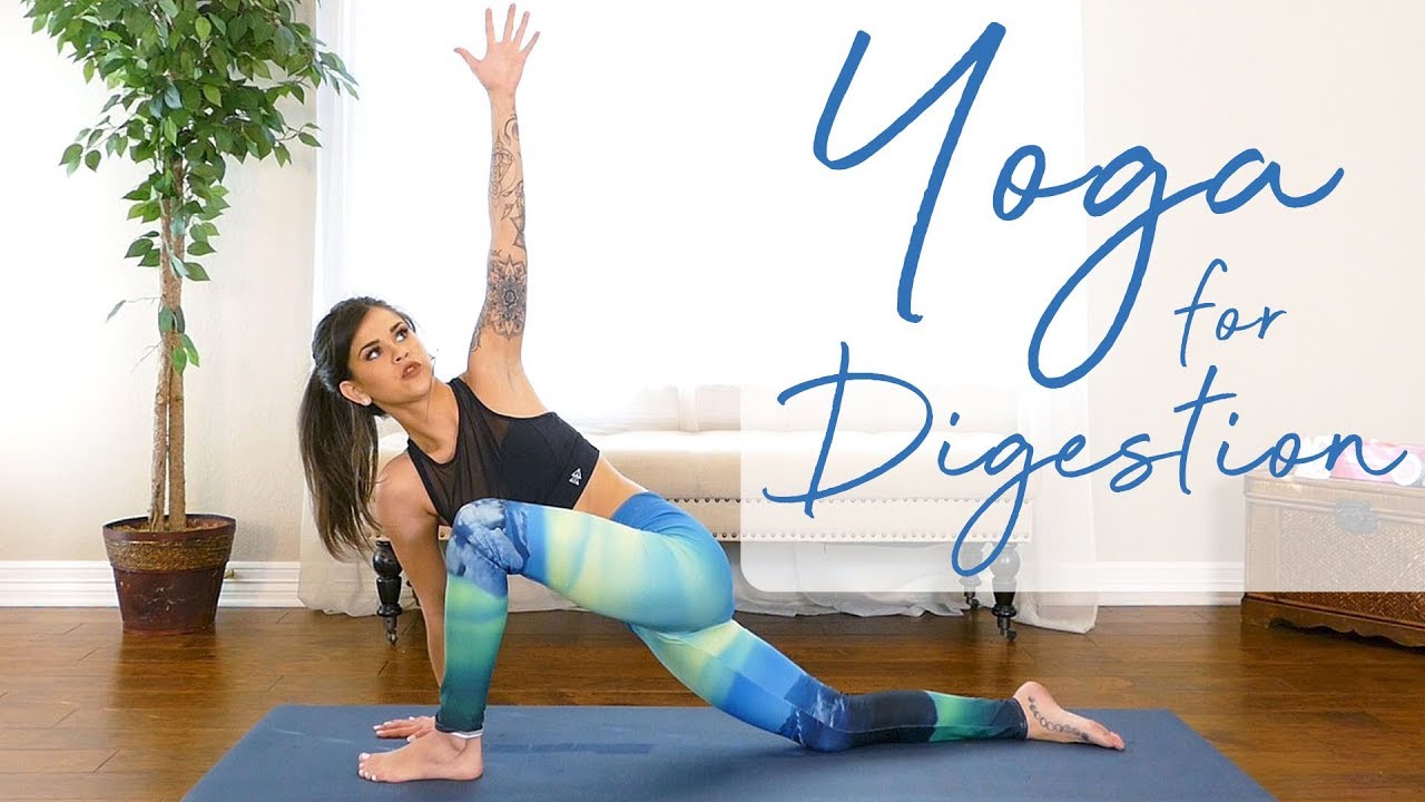20 Minute Yoga for Digestion, Bloating & Belly Fat, Relaxing Flow At