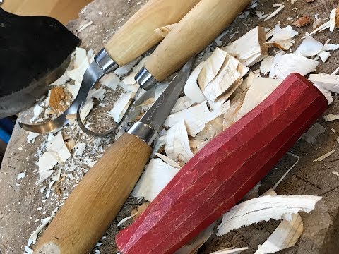 Morakniv Swedish Knife Grip Sessions & Spoon Carving with Jögge surolle  Sundqvist. 